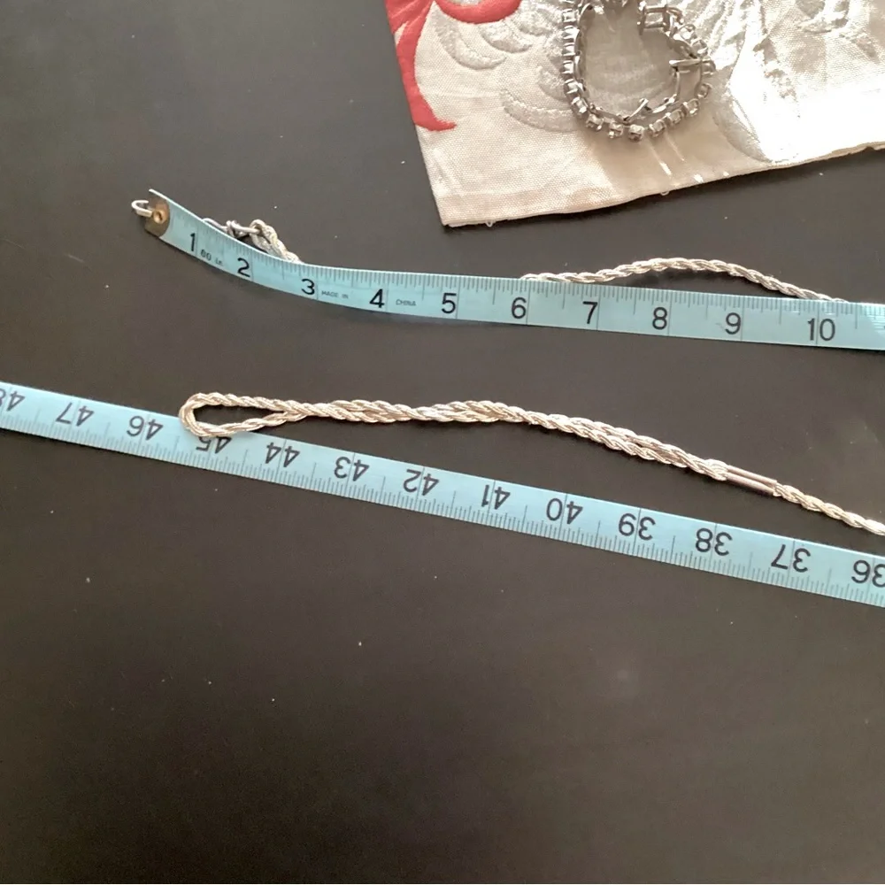 Silver Lame Pet Leash